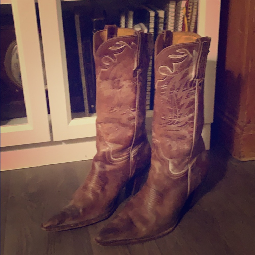 Leather Charlie 1 Horse Lucchese Cowboy Boots